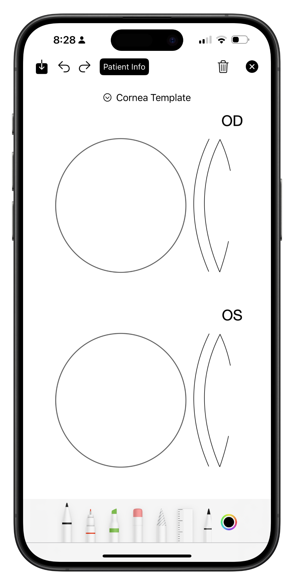 Cornea Drawing